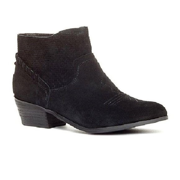 NIB Yellowbox Black Suede Pueblo Bootie, 8.5 - Picture 6 of 6